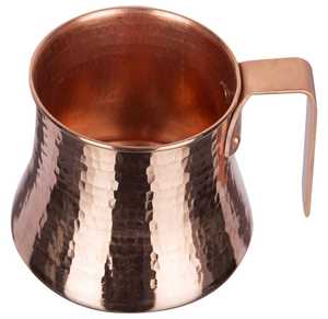 Mug en cuivre martelé artisanal avec poignée robuste, vaisselle en cuivre pur de qualité supérieure, Moscow Mule - Product Image 2