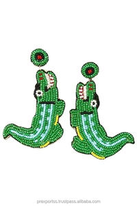 2025 alta moda al por mayor hecho a mano semilla cuenta pendiente moda multicolor helado pendientes joyería para mujeres pendientes - Product Image 5