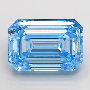 Saphir bleu taille émeraude, pierre brute pour la création de bijoux - Product Image 1