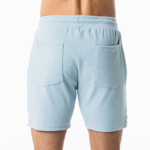 กางเกงขายส่งสั่งทำพิเศษ ระบายอากาศได้ดี เป็นมิตรกับสิ่งแวดล้อม ผ้าถักยืดหยุ่นสูง เอวกลาง ผ้าฝ้าย 100% ย้อมสีพื้น ความยาวระดับเข่า สำหรับผู้ชาย สไตล์สมาร์ท - Product Image 5