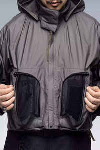 Men's Techwear Jacket Waterproof Tactical Windbreaker Urban Cyberpunk Streetwear Cargo Multi-Pocket Windproof Outdoor <b>Coat</b> - Product Image 5