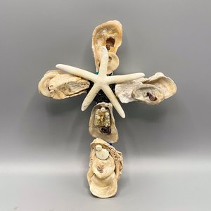 Cruz Sagrada de Concha Marina para Decoración del Hogar, Cruces Católicas de Concha Marina de Gran Calidad, Adorno Decorativo de Playa - Product Image 6