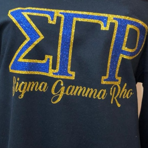เสื้อสเวตเชิ้ตแบบเปิดไหล่ Custom Sigma Gamma Rho สำหรับผู้หญิง พิมพ์ลายตัวอักษรกรีกทันสมัย แขนยาว สวมใส่สบายๆ แฟชั่นลำลอง - Product Image 4