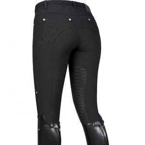 Culotte d'équitation Jodhpur personnalisée de haute qualité, extensible dans les 4 sens, en tissu technique doux au toucher et écologique - Product Image 5