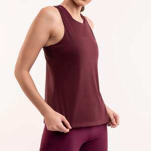 <b>Ladies</b> <b>tank</b> <b>top</b> soft breathable sleeveless design lightweight stretch fabric perfect for gym workouts yoga sessions casual wear - Product Image 2