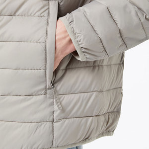 New Arrival Men's High Street Stand Long Sleeve Zipper Bubble Puffer Jacket Custom Logo Canvas for <b>Warm</b> Winter Wholesale Price - Product Image 4