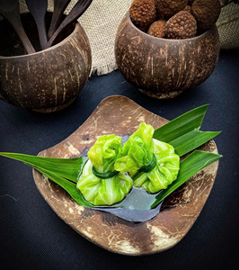 Bol en coque de noix de coco polie, assiettes en coque de noix de coco écologiques, matériau pour servir des collations, décoration, bol en coque de noix de coco du Vietnam - Product Image 6