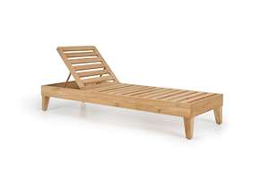Fauteuil inclinable en teck haut de gamme Skye pour les espaces extérieurs des villas et des hôtels - Product Image 4