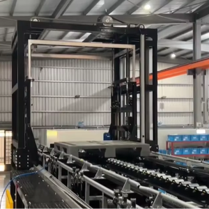 Equipo Automatizado para Apilamiento de Palés en Almacenes, Nuevo Equipo de Manipulación de Materiales para Plantas de Fabricación de Cadenas Industriales, con Recubrimiento en Polvo - Product Image 1