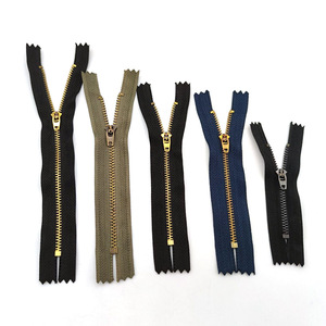 Factory Wholesale YG Jeans <b>Zipper</b>, Copper Teeth Close End Custom Color Denim <b>Zipper</b> for Garment - Product Image 1