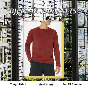 MMA Rash Guard Anti-UV Breathable Custom Color Long Sleeve Unisex High Quality Swimwear men rash guards - Product Image 6