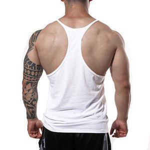 Débardeurs sans manches en tissu tricoté très extensible anti-boulochage style formel pour hommes, service OEM ODM, vêtements de sport - Product Image 3