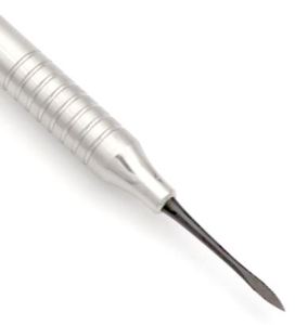 Periotome antérieur dentelé à double extrémité # 6 instruments dentaires noirs pour l'extraction et la section du ligament gingival - Product Image 3