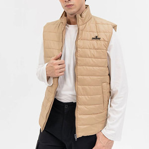 Gilet pour homme avec logo personnalisé, doublure intérieure douce et tissu coupe-vent, idéal pour les activités de plein air, vente en gros - Product Image 2