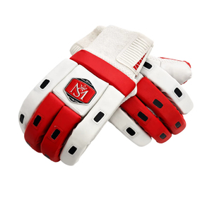 Gants de cricket en cuir Mannu Sports - Légers, designs et logo personnalisables, unisexes, toutes saisons - Product Image 1