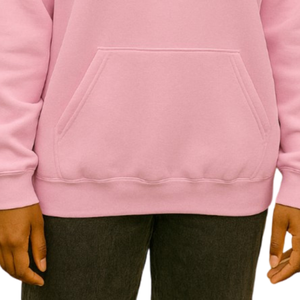 Sudadera con Capucha AKA con Letras Griegas, Sudadera de Felpa Premium, Ropa Personalizada para Hermandades, Sudadera Informal con Capucha para Mujer, Rosa Claro - Product Image 4