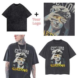 Camiseta Premium 100% Algodón de Alto Gramaje para Hombre y Mujer, Venta al por Mayor, Duradera, Gruesa, Personalizable, Lisa, OEM - Product Image 3