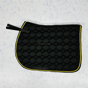 Cojín de sillín de algodón acolchado personalizable, forro de polialgodón transpirable duradero, cordón dorado, ribete de poliéster, modelo OEM Lavable a mano - Product Image 5