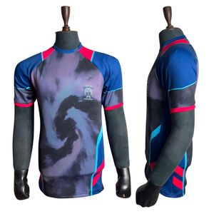 Camiseta de Rugby Personalizada para Hombre, Sublimación Profesional para Adultos y Jóvenes, Uniforme Deportivo con Nombre y Número del Jugador - Product Image 1
