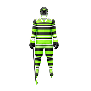 Uniforme de Hockey sobre Hielo al Mejor Precio de Fábrica en Línea / Uniforme de Hockey sobre Hielo Personalizado de Tela de Poliéster para Hombre y Mujer - Product Image 2