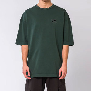 Camisetas Extra Grandes de Felpa Francesa Premium para Hombre, Transpirables, 100% Algodón en la Parte Delantera, Manga Corta, Interior Suave, Cómodas, Modernas y Urbanas - Product Image 1