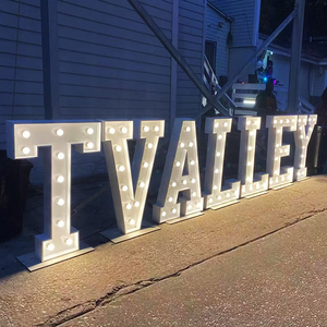 Migliora l'aspetto del negozio: <span class=keywords><strong>Numeri</strong></span> luminosi a LED da 4 piedi, Lettere luminose da 4 piedi, Materiale per insegne al neon a batteria da 4 piedi - Product Image 1