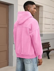 Sweat-shirts à capuche pour femmes, sweat-shirt surdimensionné à capuche, manches longues, décontracté, en polaire, pull avec poche - Product Image 3