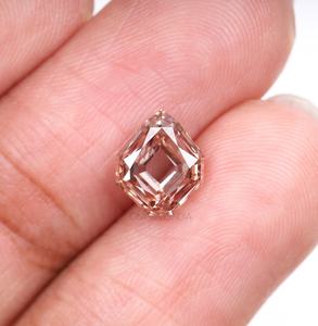 Diamante cultivado en laboratorio de corte único de 2.25 CT, diamante de corte escudo con color elegante y claridad VS, diamante de laboratorio para anillo de boda y compromiso. - Product Image 6