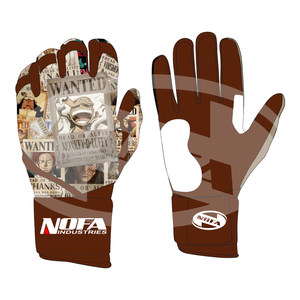 Guantes de Bateo de Béisbol/Sóftbol Nofa Industries Antideslizantes, Acolchados, de Cuero, con Cierre de Hebilla, para Adultos, Tallas XL y XXL - Product Image 6
