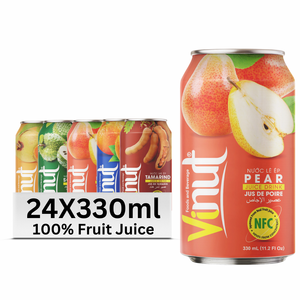 Pear Juice VINUT 330ml Refreshing Sugar-Free <b>Beverage</b> Made in Vietnam Factory Price Private Label Free Sample Available - Product Image 1