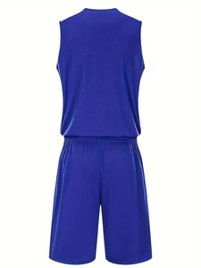 Ensemble de maillot et short de basket-ball réversible vert et blanc pour jeunes et adultes, logo personnalisé, uniforme pour adultes, été, unisexe - Product Image 2