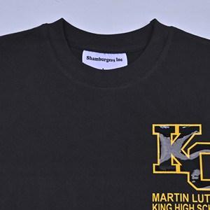 T-shirt en jersey de coton noir uni à logo personnalisé MRI, manches courtes, col rond, coupe ample, vêtements décontractés pour hommes, OEM 180 GSM - Product Image 5