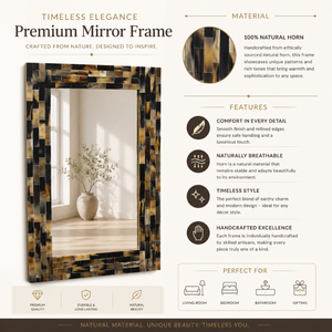 Luxury Resin Framed <b>Wall</b> <b>Mirror</b> 24x36 Inch | Modern Decorative Frame Design | Stylish Large <b>Mirror</b> <b>for</b> Home,Living Room, Bedroom - Product Image 3