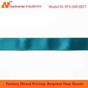Cinta de Satén de una Cara Color Turquesa Oscuro de 12 mm, Directo de Fábrica, 10 Rollos x 8 Metros, para Envolver Regalos, Estilo Costero, Boutique, Venta al por Mayor - Product Image 5
