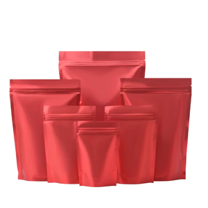 Sachet refermable à fermeture éclair / Sachet Ziplock personnalisé en LDPE / HDPE / PA, format et couleur sur mesure, pochette autoportante en aluminium avec fermeture éclair - Product Image 1