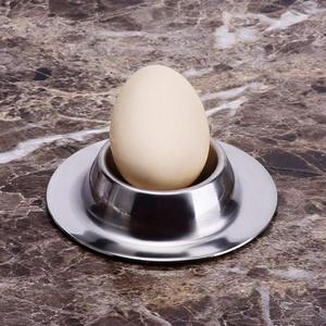 Porte-œufs en acier inoxydable de qualité supérieure - Support empilable pour œufs durs avec base pour servir le petit-déjeuner, le brunch, vente en gros - Product Image 4