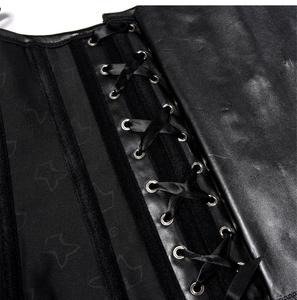 คอร์เซ็ตของผู้หญิงวินเทจชุดกระชับสัดส่วนเซ็กซี่แบบโอเวอร์บัสท์คอร์เซ็ทหนังระบายอากาศทันสมัยสำหรับขนาดใหญ่พิเศษ - Product Image 5