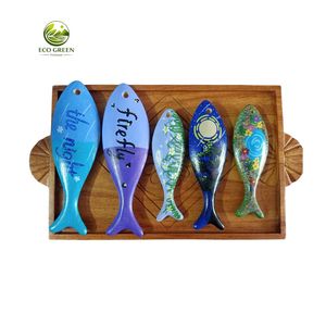 Handmade Ash Wood Fish <b>Wall</b> Decor Polished Modern Hanging Ornament with Customized Finish for Home Beach Resort Gift Store - Product Image 3