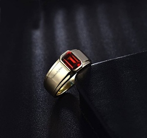 January Birthstone Natural Red Garnet <b>Ring</b> for <b>Men</b> and Women Solid 925 Sterling <b>Silver</b> Handmade Vintage Gemstone Promise <b>Ring</b> - Product Image 2