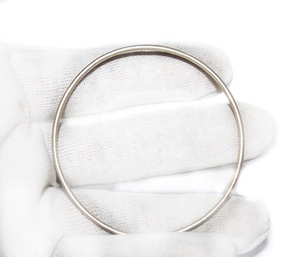 Vente en gros de bracelets fins ronds polis en argent sterling 925 massif, bijoux fins Memoria Jewels - Product Image 5