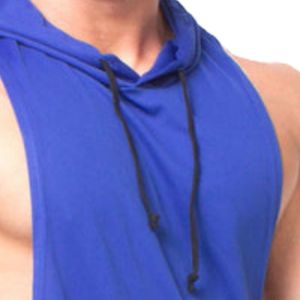 Camiseta sin mangas casual para hombre, estilo racerback, suave y cómoda, transpirable, ropa deportiva de verano, proveedor mayorista personalizado - Product Image 3