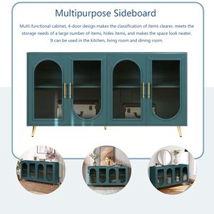 Mobile TV in Legno Regolabile per TV da 65+ Pollici, Mobiletto Contenitore con Ripiani Regolabili, Consolle TV Multimediale per Soggiorno e Camera da Letto - Product Image 5