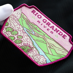 Custom Vintage Woven Patches and Retro Woven Patches with Woven Patches For Fashion Brands and Promotional Items - Product Image 1