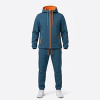 Survêtement technique en polyester imprimé softshell, veste à capuche zippée et pantalon, uniforme personnalisé par sublimation pour équipe de cheerleading et danse