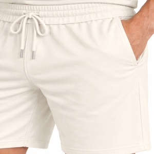 Ensemble polo et short pour homme, ensemble décontracté d'été en deux pièces, coupe confortable, tissu respirant, design classique pour homme - Product Image 5