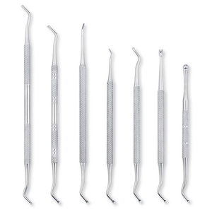 อุปกรณ์ทำเล็บมือเล็บเท้าทำจากสเตนเลสสองชั้นอุปกรณ์ทำเล็บ - Product Image 1