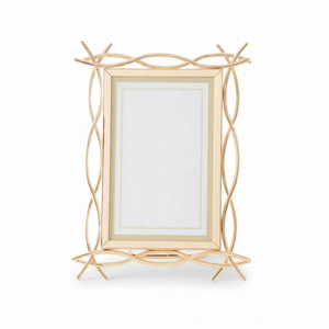Luxury Scallop Shell Metal Photo <b>Frame</b> <b>Gold</b> Vintage Ornate Picture <b>Frame</b> Tabletop Coastal Decor Wedding Gift Wholesale - Product Image 2