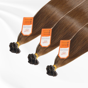 Cabello humano virgen alineado con cutícula de Vietnam Venta caliente 100% Remy Extensiones de cabello de punta plana-Queratina unida - Product Image 3