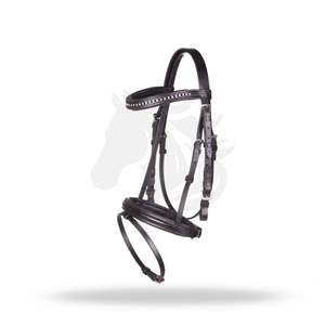 Brida BELI de tamaño completo para equitación inglesa, para la comodidad del caballo - Product Image 1