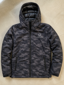 Veste d'hiver pour homme, camouflage, à capuche, matelassée, imperméable, coupe-vent, isolante thermiquement, décontractée, zippée, pour la randonnée et le camping - Product Image 6